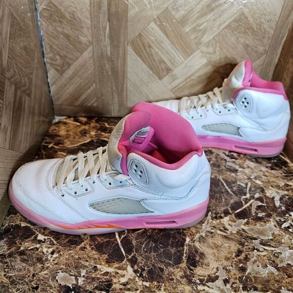 Jordan 5 Retro WNBA Pinksicle orange women's size 8. GS 6.5.   683 - Picture 6 of 12